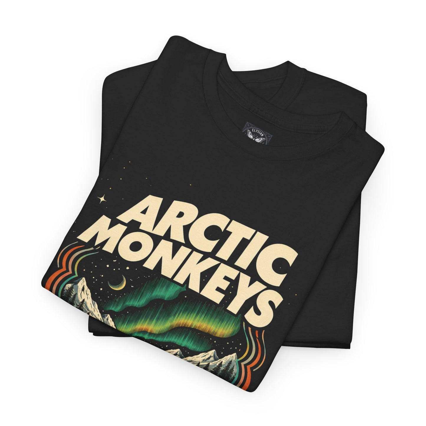 Arctic Monkeys Band Artwork T-Shirt | Northern Lights Illustration