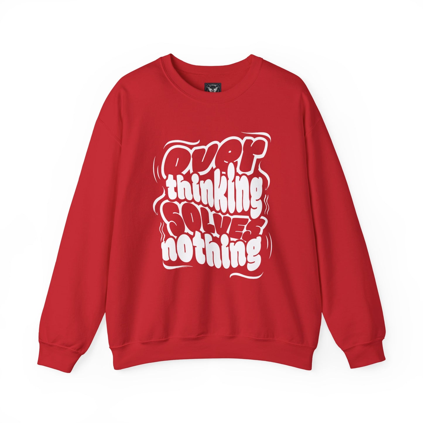 Overthinking Solves Nothing ComfortBlend Sweatshirt | Classic Fit Heavy Blend Crewneck