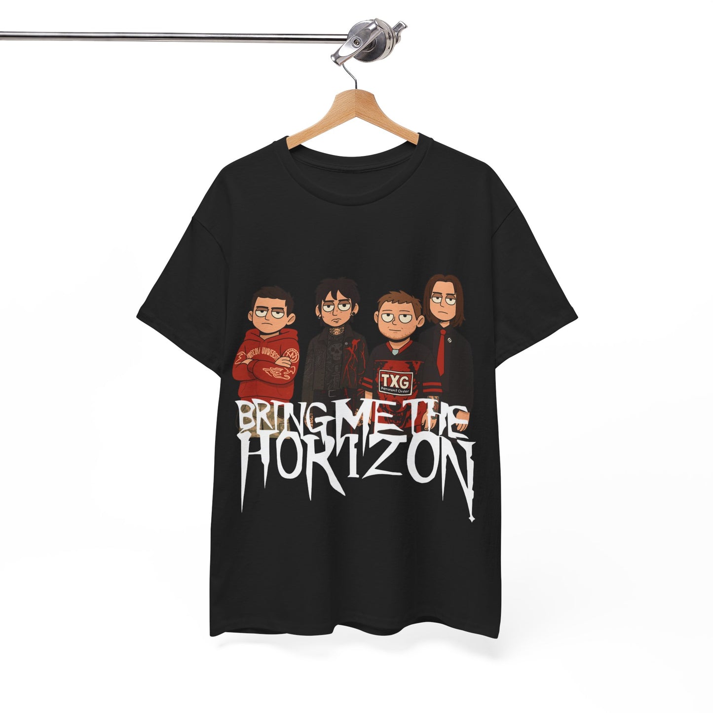 Bring Me The Horizon cartoon T-Shirt | band tee, music graphic