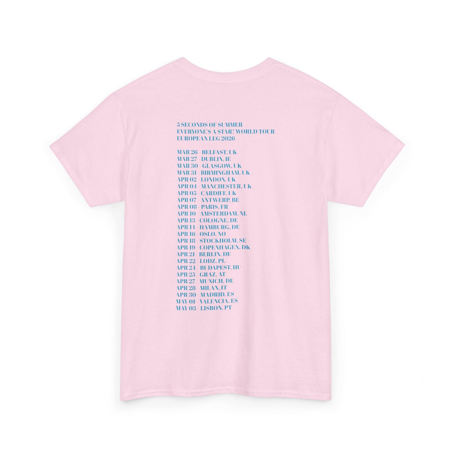 Everyone's a Star World Tour T-Shirt | Band Poster Graphic Tee