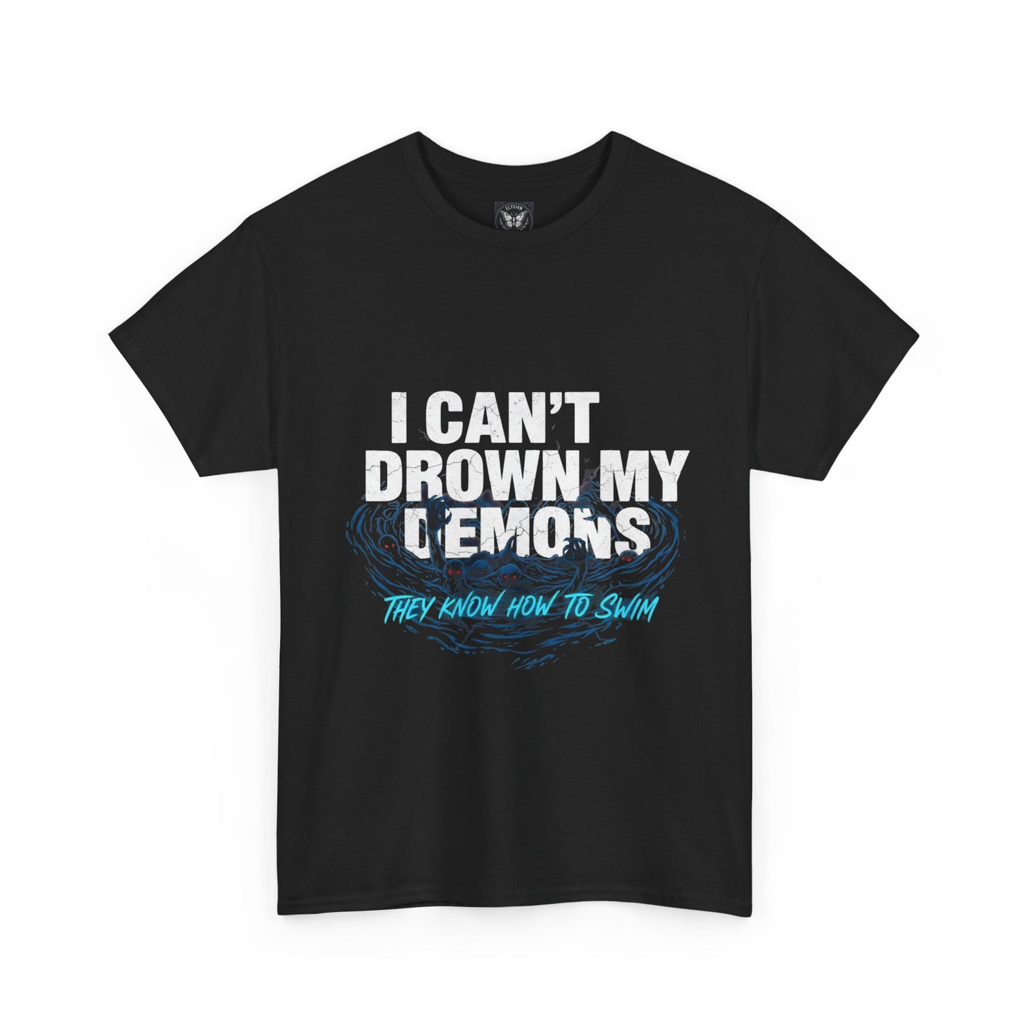 Drown My Demons T-Shirt, BMTH Bring Me the Horizon, Heavy Cotton Tee, Unisex Shirt, Lyrics Tee, Music Fan Tee