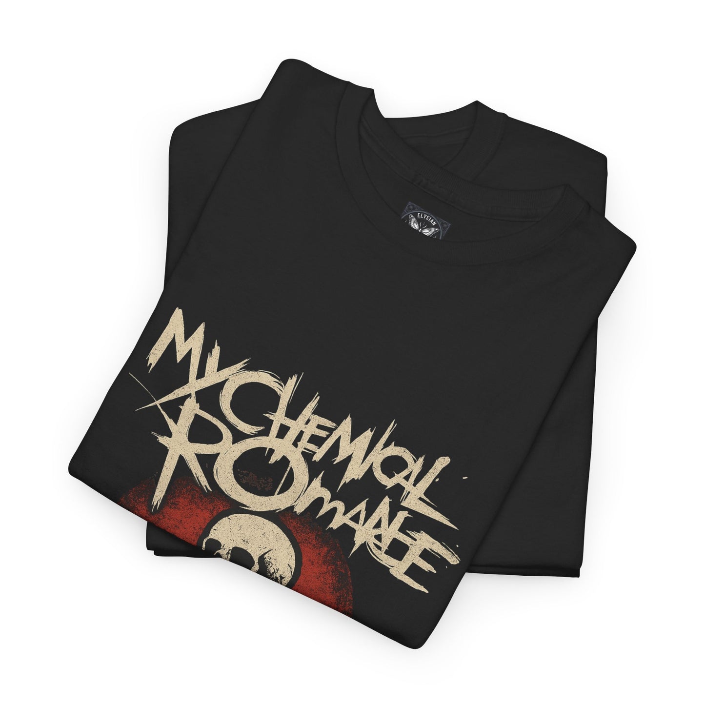 My Chemical Romance Skeleton Rose Tee | Band Logo, Gothic Rock Shirt