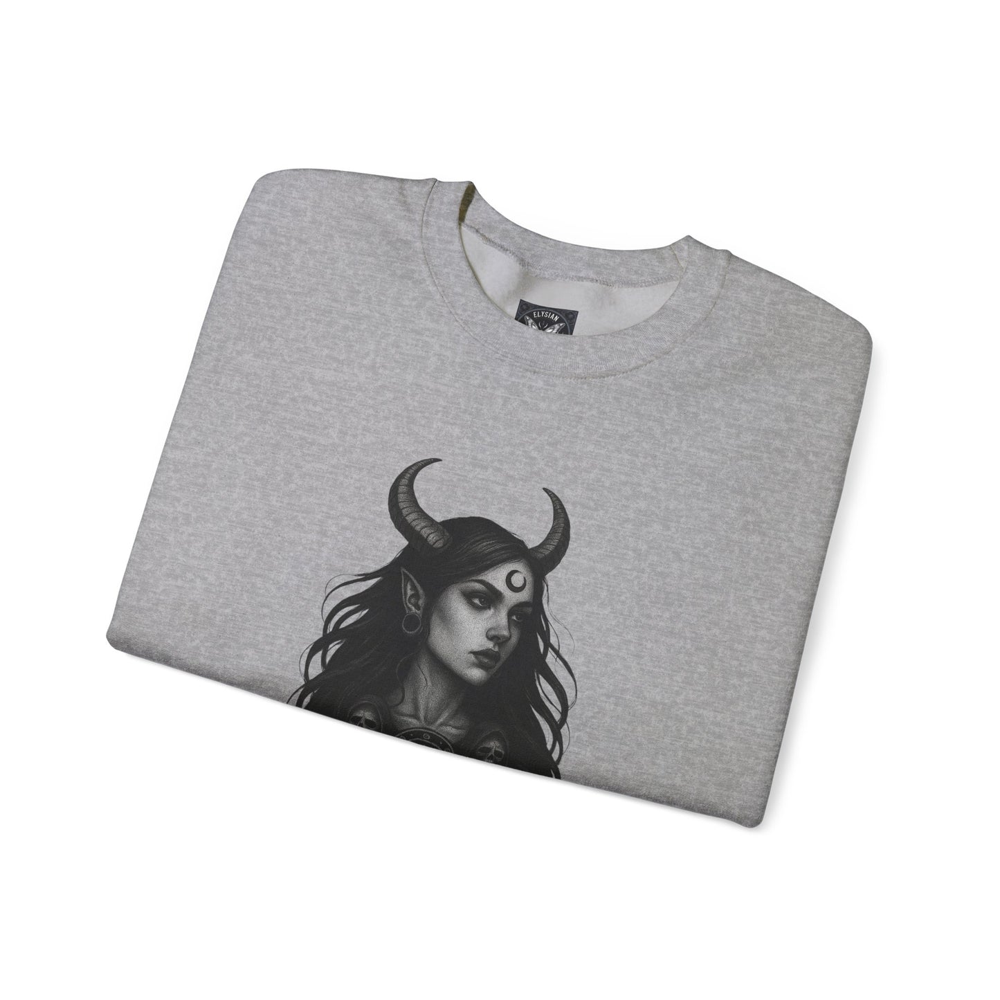 The Curse of Eternity Sweatshirt | Mythical Horned Keeper Inspired Heavy Blend Unisex