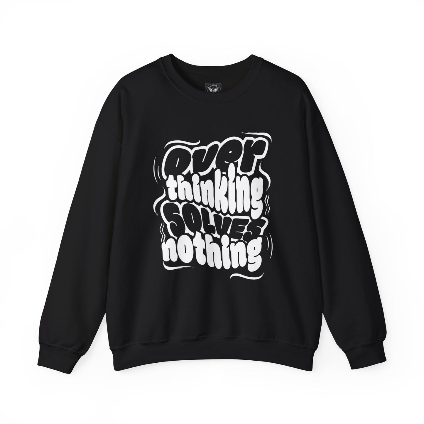 Overthinking Solves Nothing ComfortBlend Sweatshirt | Classic Fit Heavy Blend Crewneck