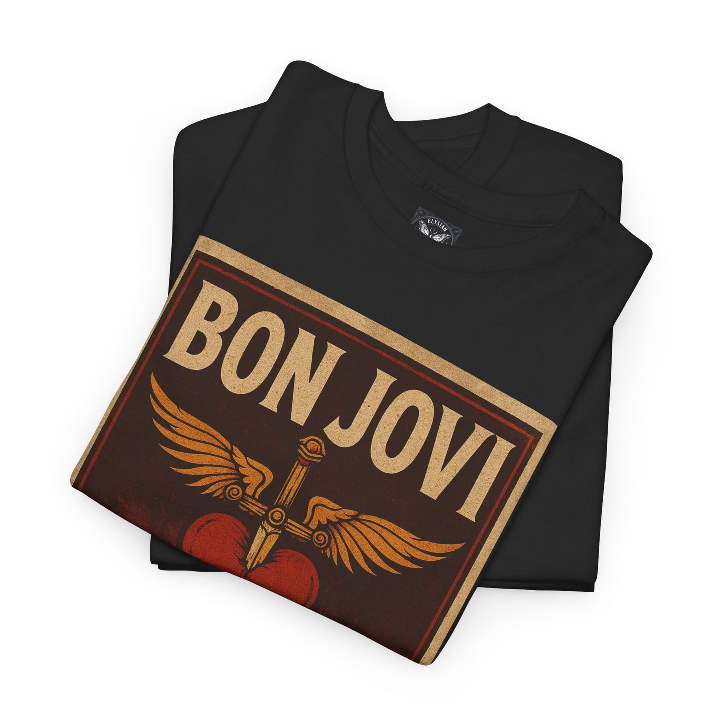 Bon Jovi Forever Tour 2026 T-Shirt | Band Tee, Retro Heart Dagger Design