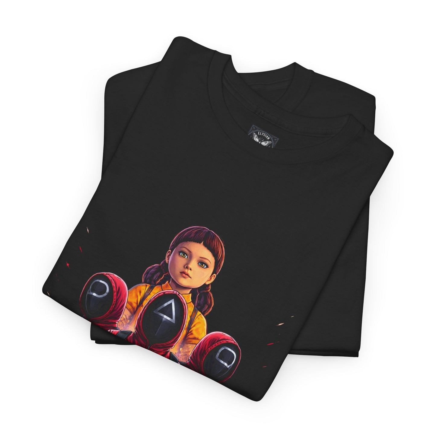 Squid Game Workers T‑Shirt — Red Guard Masked Players Graphic Tee