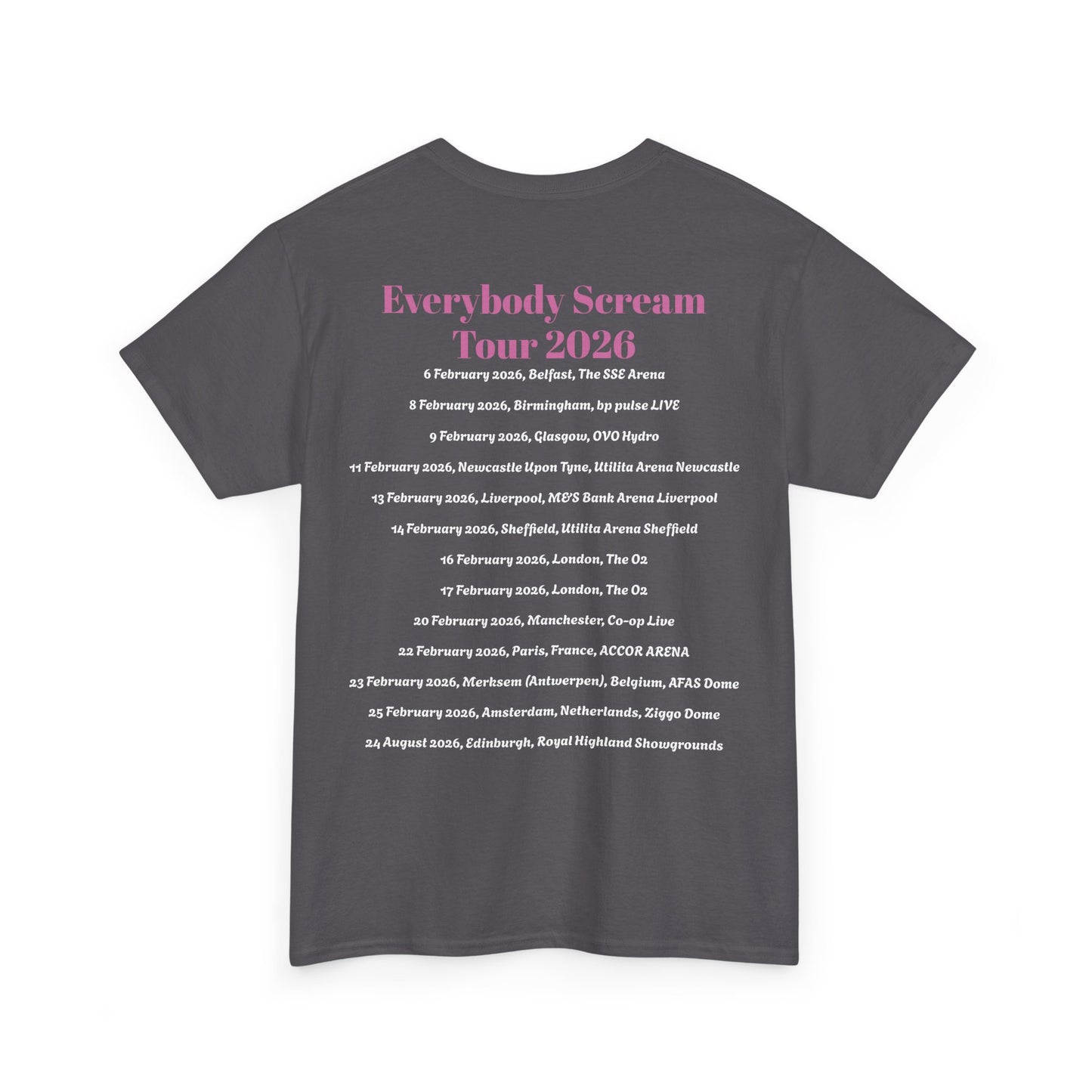 Everybody Scream Tour 2026 Tee | Florence + The Machine Artwork