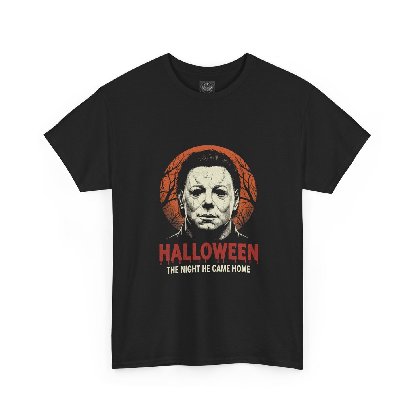 Halloween Michael Myers Unisex Heavy Cotton Tee, Graphic Tee, Halloween Shirt, Horror Movie Merch, Spooky Apparel, Costume Party