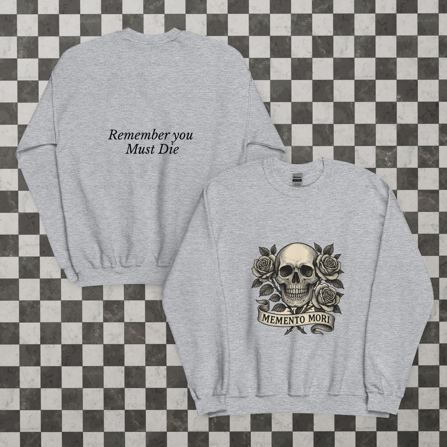 Memento Mori Philosophy Sweatshirt – Stylish Comfort with a Profound Message