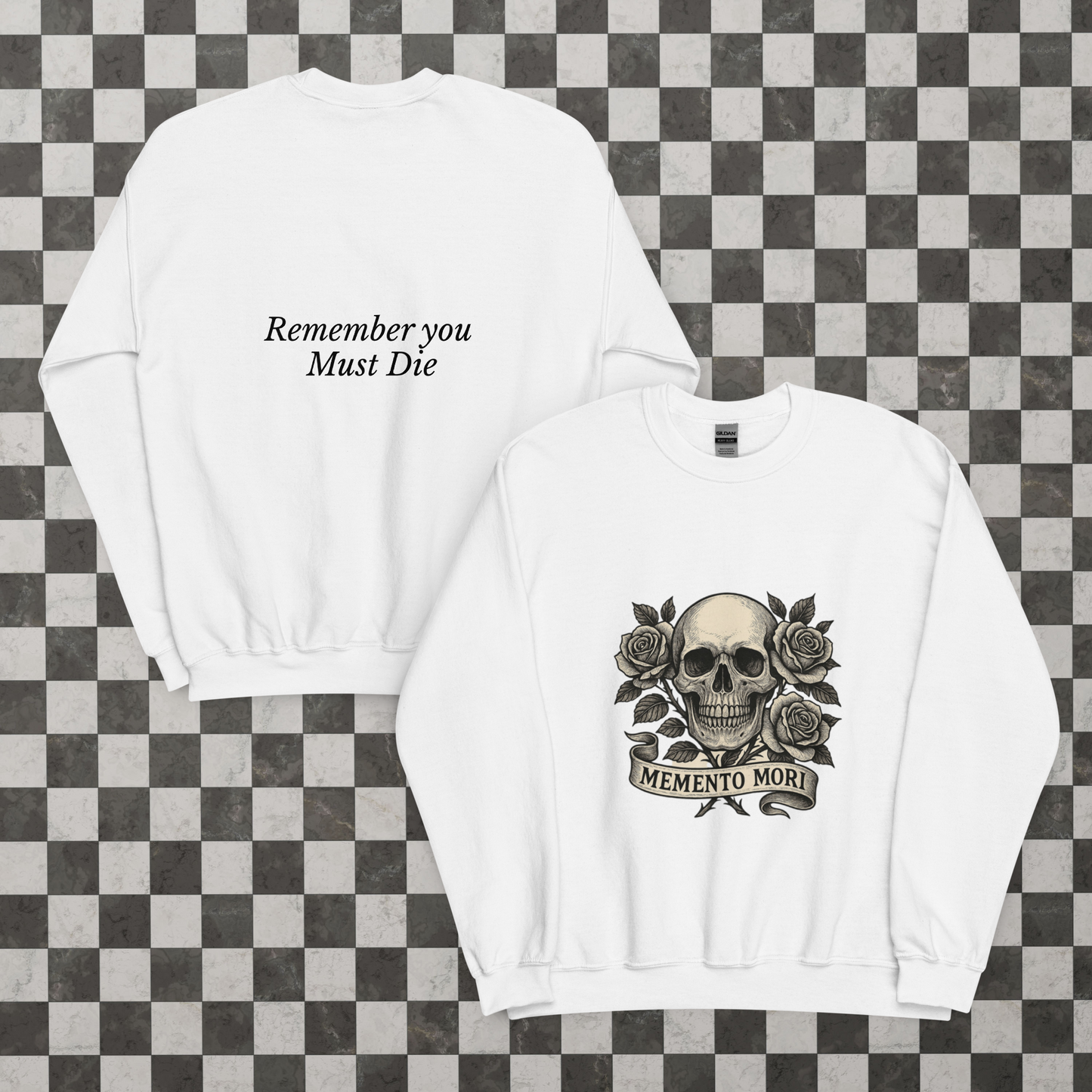 Memento Mori Philosophy Sweatshirt – Stylish Comfort with a Profound Message
